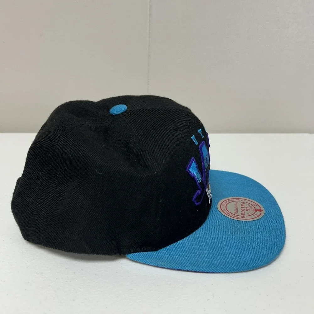 Mitchell & Ness Snapback Hat Men's NBA Utah Jazz Gradient Kordmark NoirPale Blue